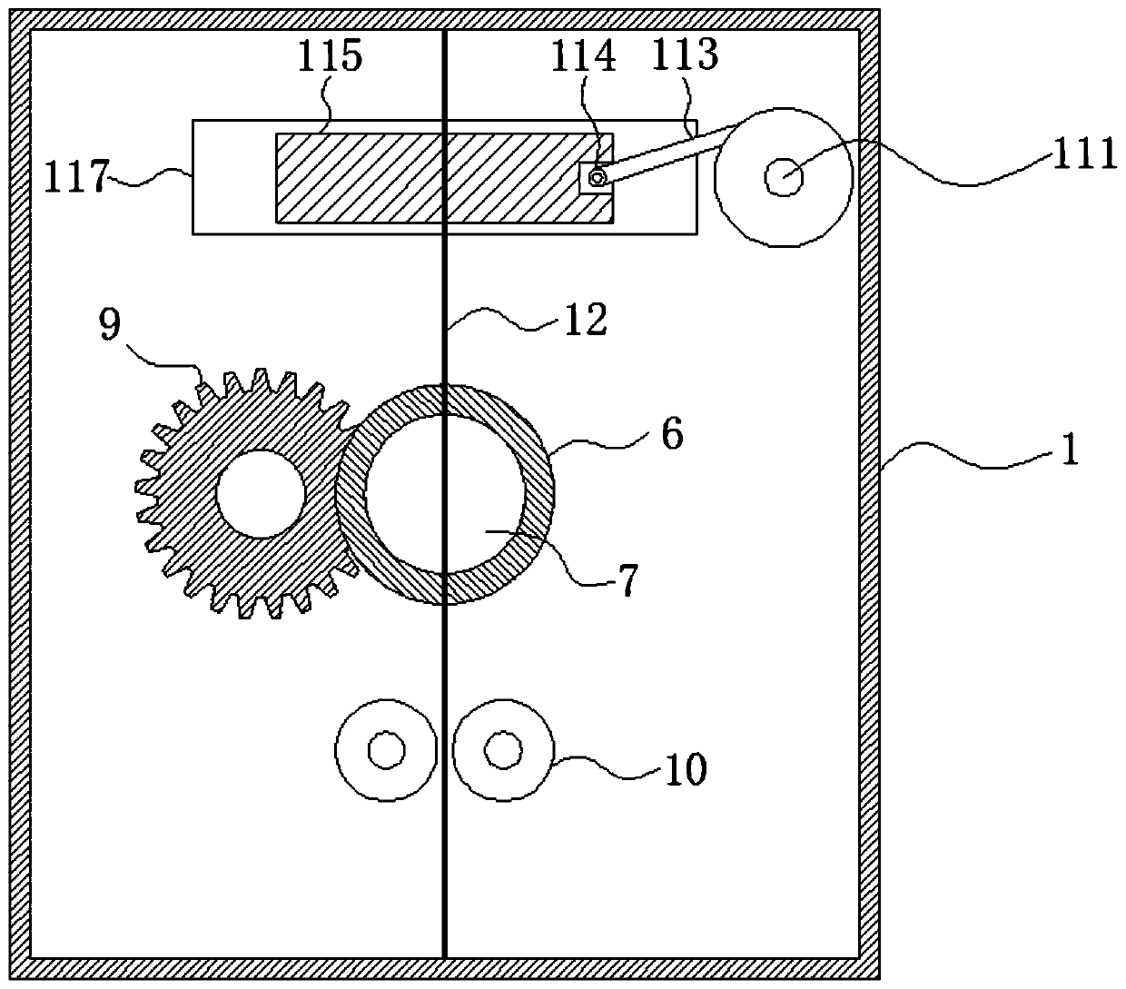 Rotary waxing device of spinning two-for-one twister