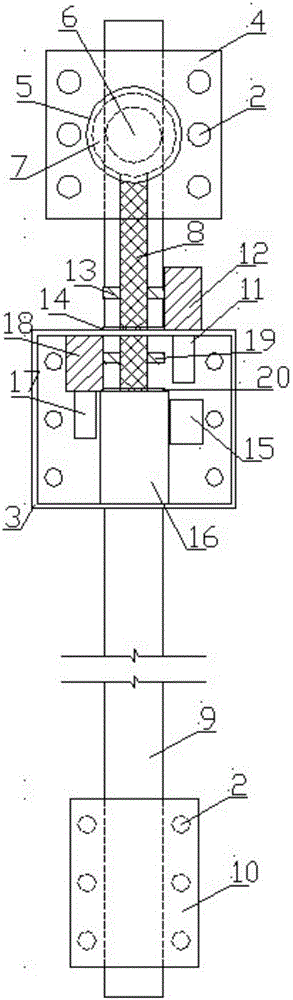 Automatic tensioning system and method of prestress fiber plate reinforcing beam plate