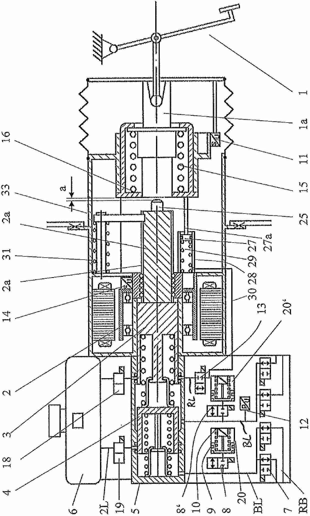 Brake system having a multifunction memory device