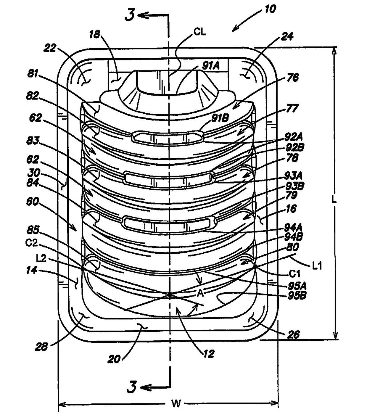 Processor tray and method of packing