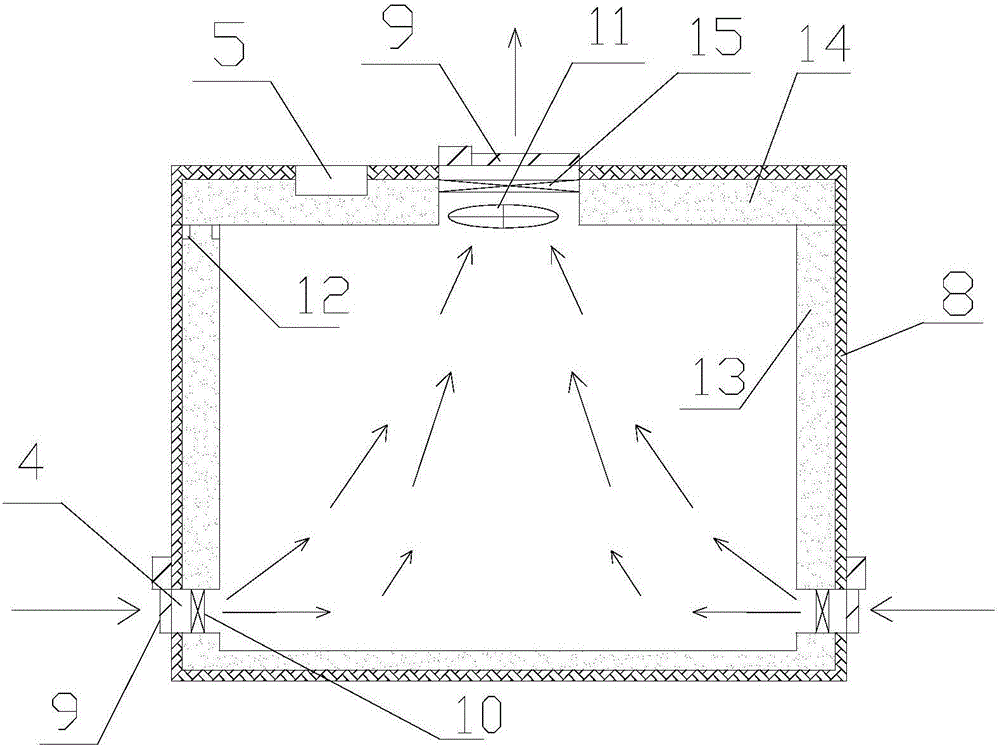 Intelligent temperature control cold storage tank