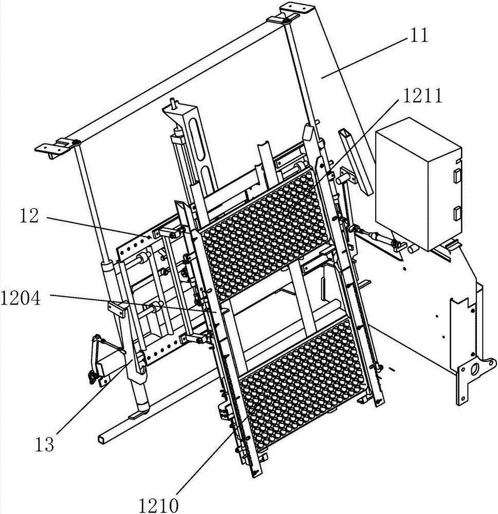 Fully automatic seedling pick-up and dropping device and seedling pick-up and dropping method thereof