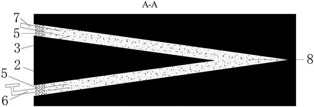 Drilling hole distributing and forming method for area reinforcement