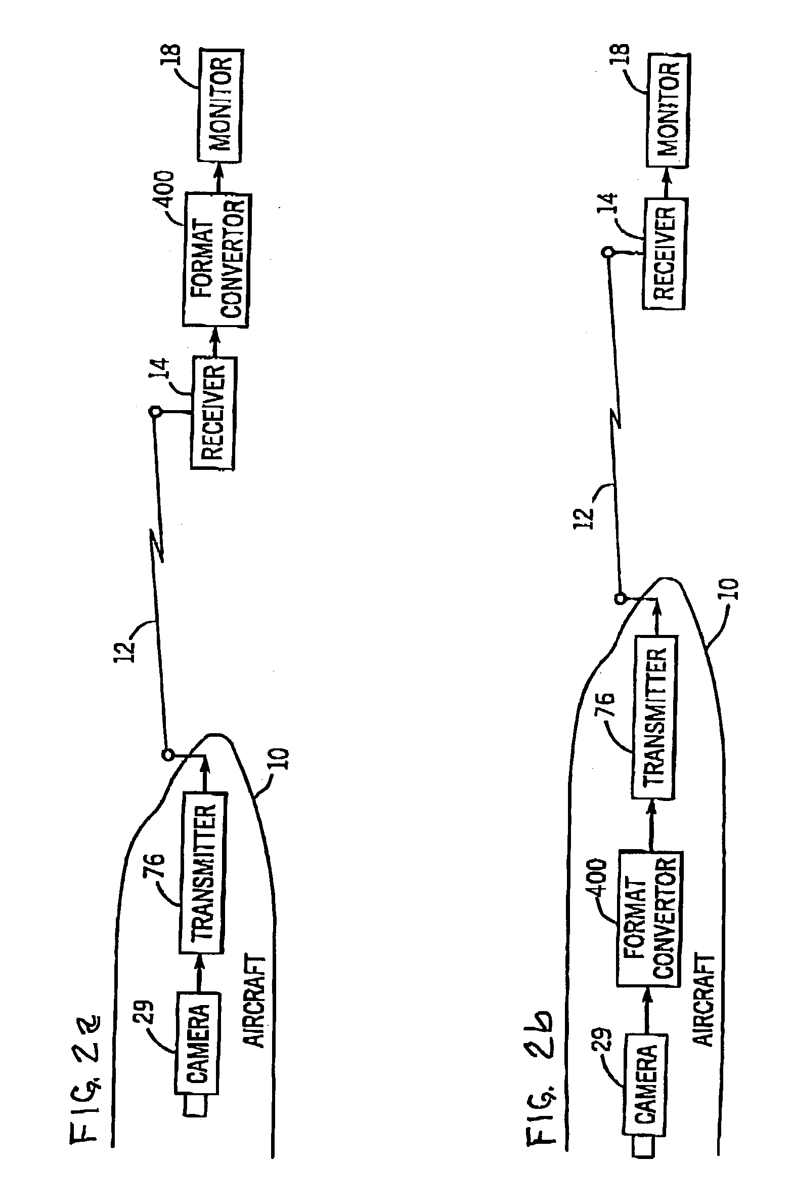 Ground based security surveillance system for aircraft and other commercial vehicles