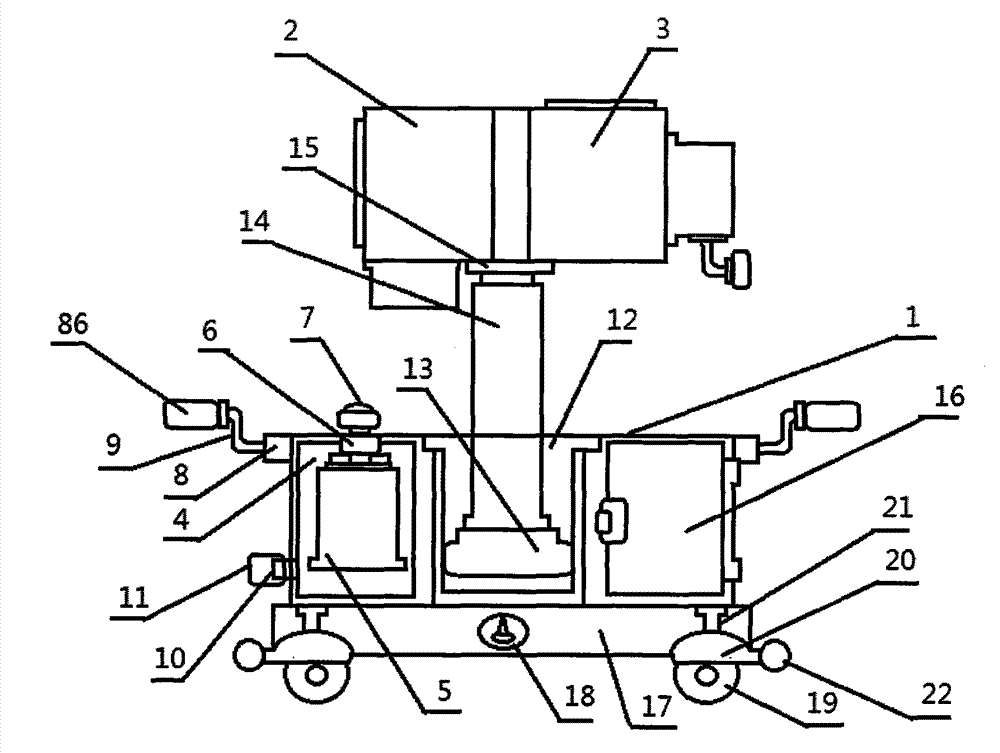 Puncture type drainage and dosage dual-purpose device of medical department