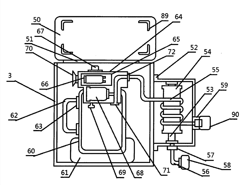 Puncture type drainage and dosage dual-purpose device of medical department