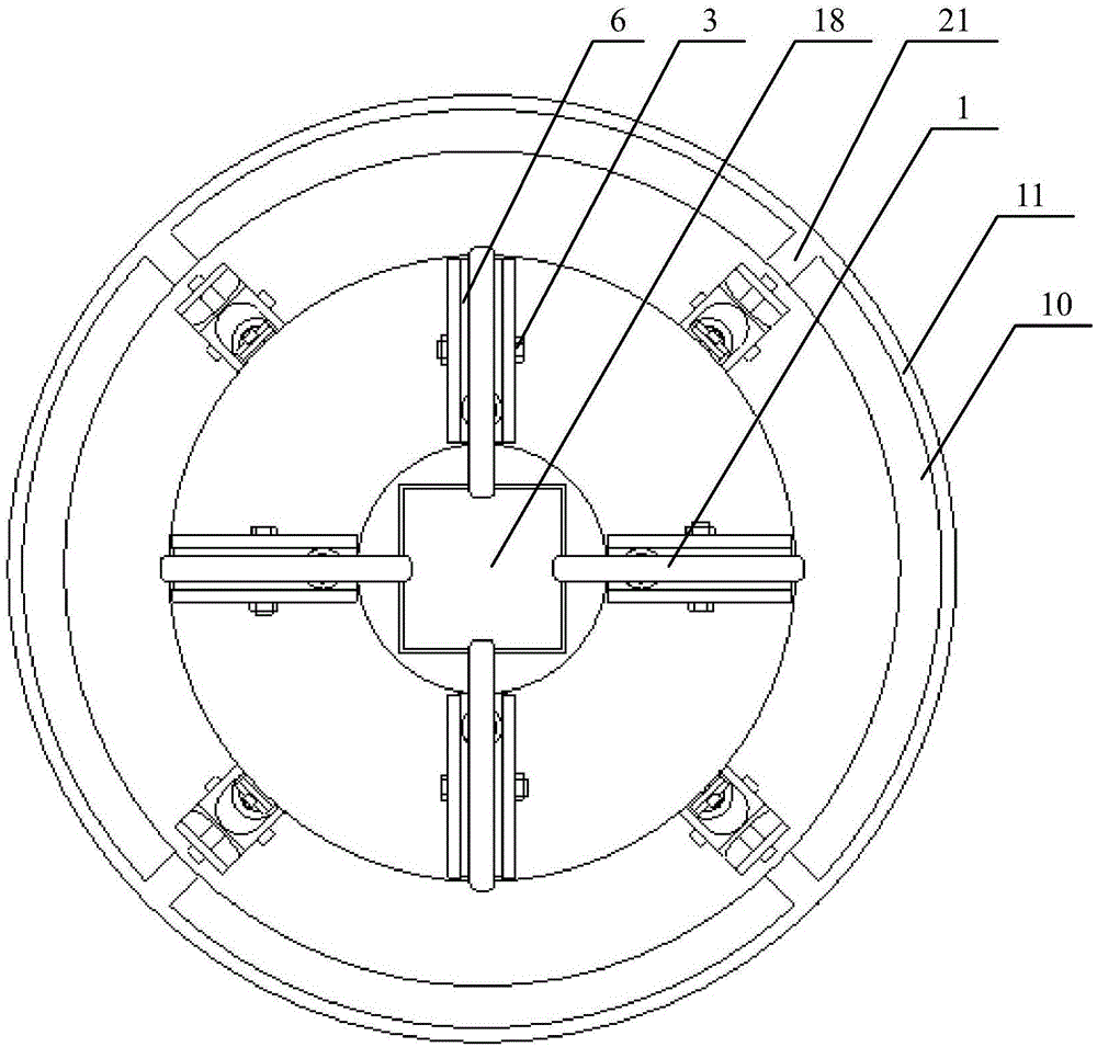 Precise clamp used for micro-miniature complex thin-walled part machining and control method of precise clamp