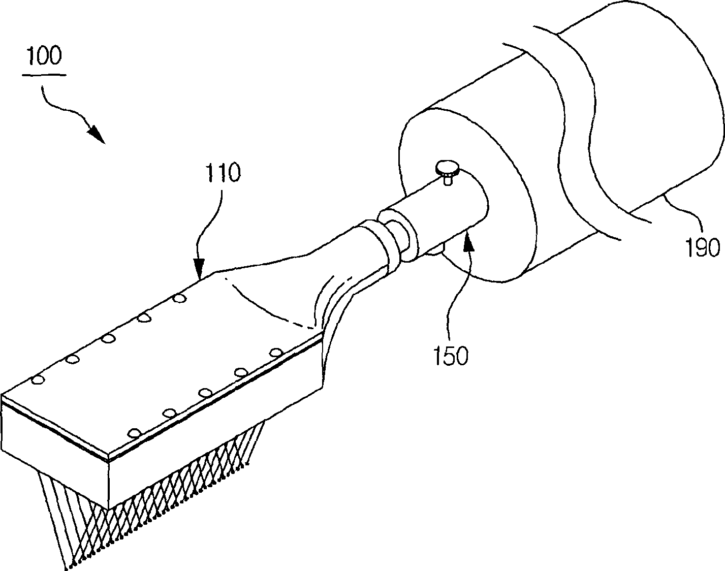 A comb for dyeing