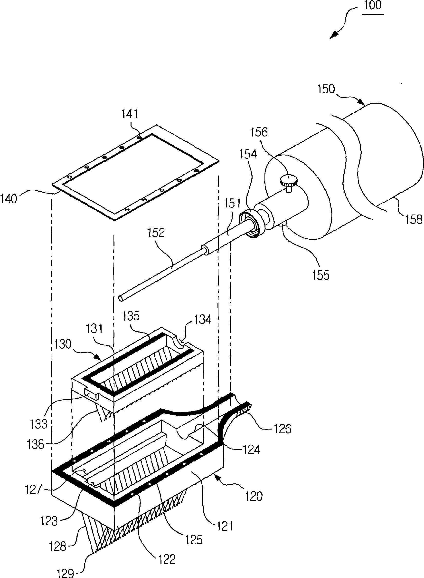 A comb for dyeing