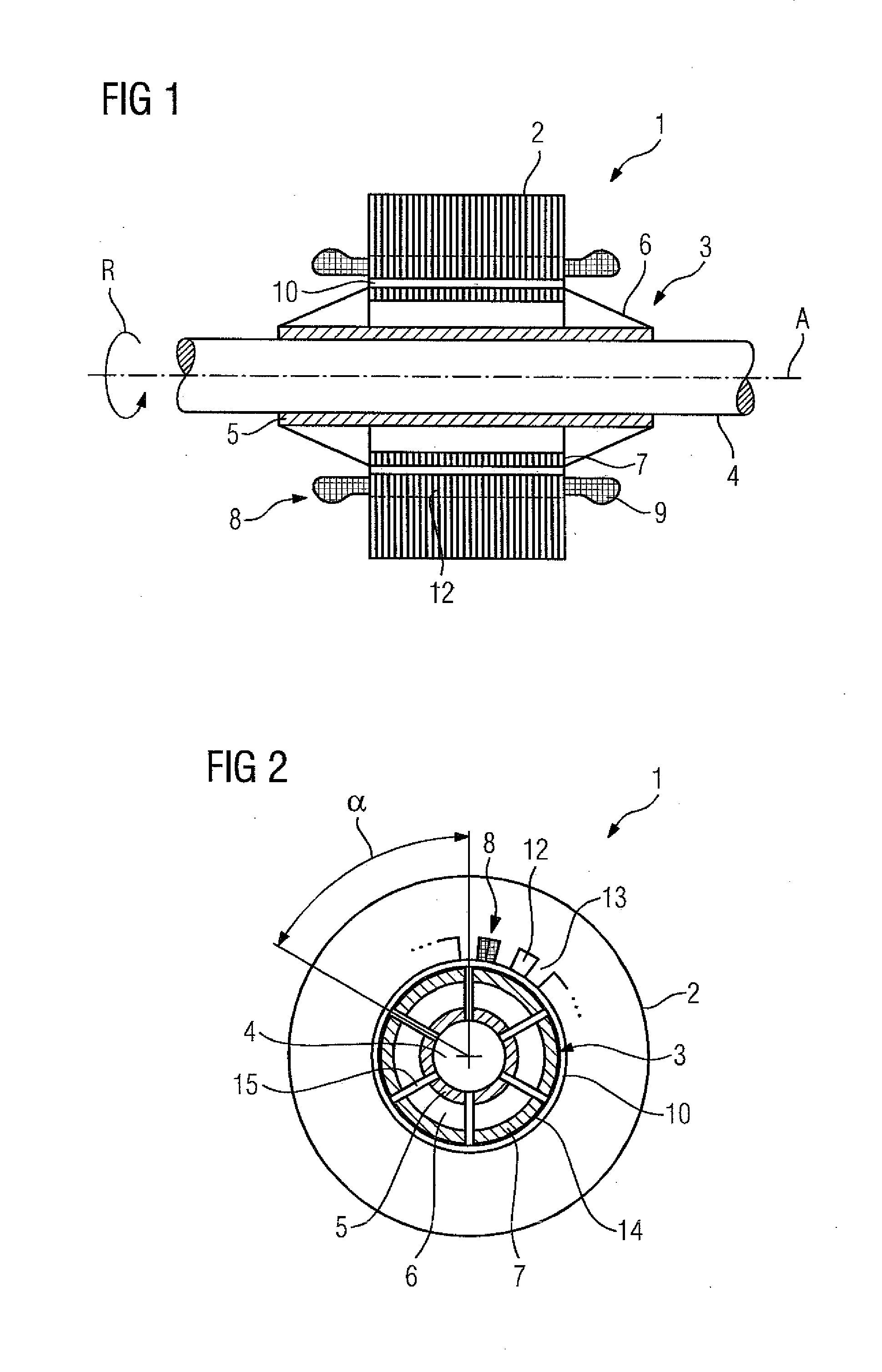 Permanently excited synchronous machine with ferrite magnets