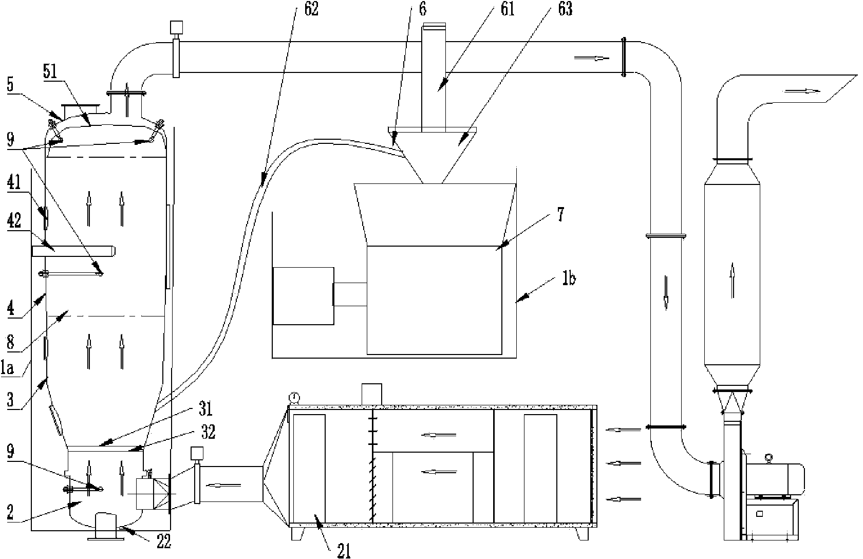 Airtight dust-proof granulation, drying and granule arranging integrated pharmaceutical device