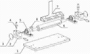 Rotating shaft limiting device