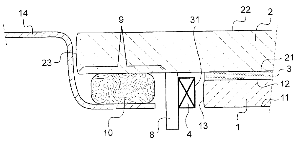 Illuminated glazing for vehicle