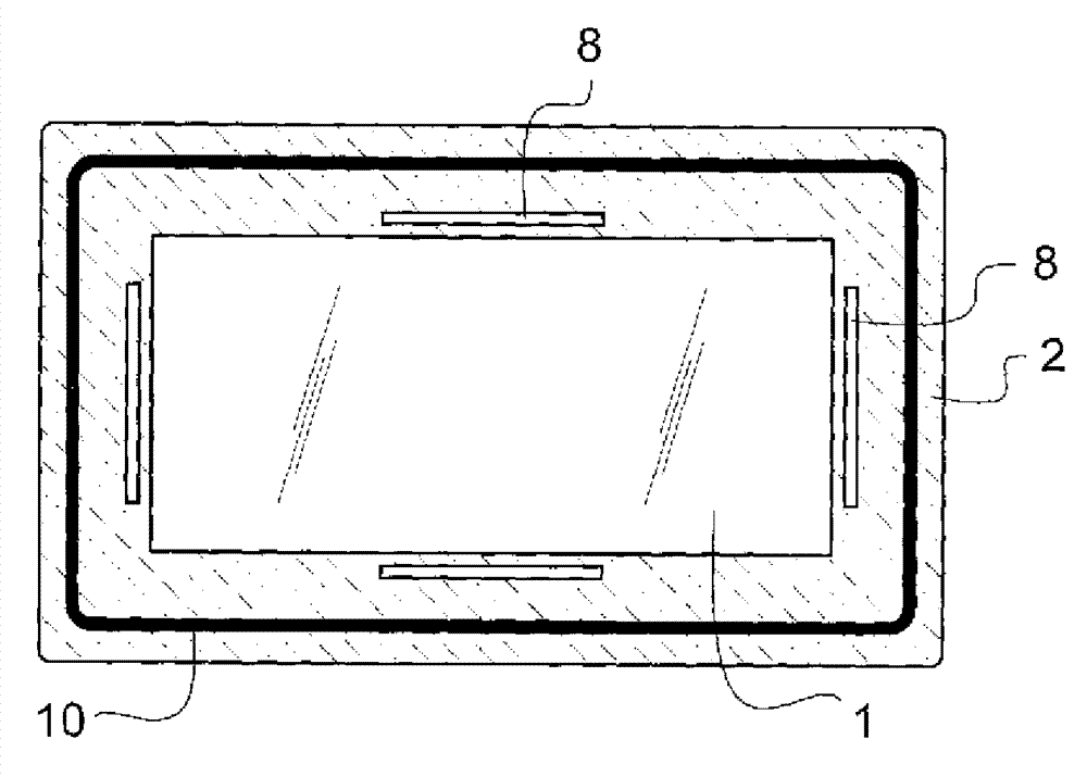 Illuminated glazing for vehicle