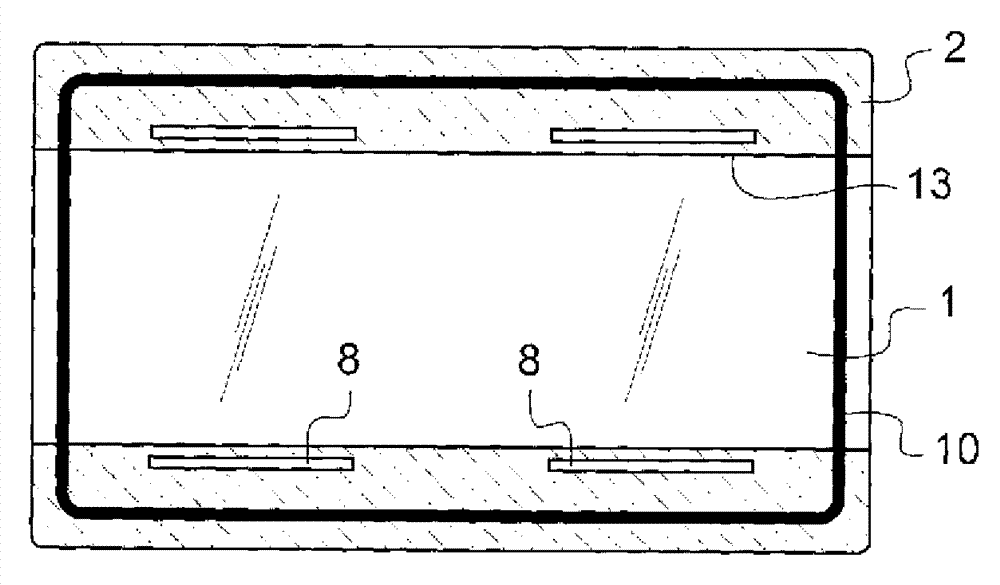 Illuminated glazing for vehicle