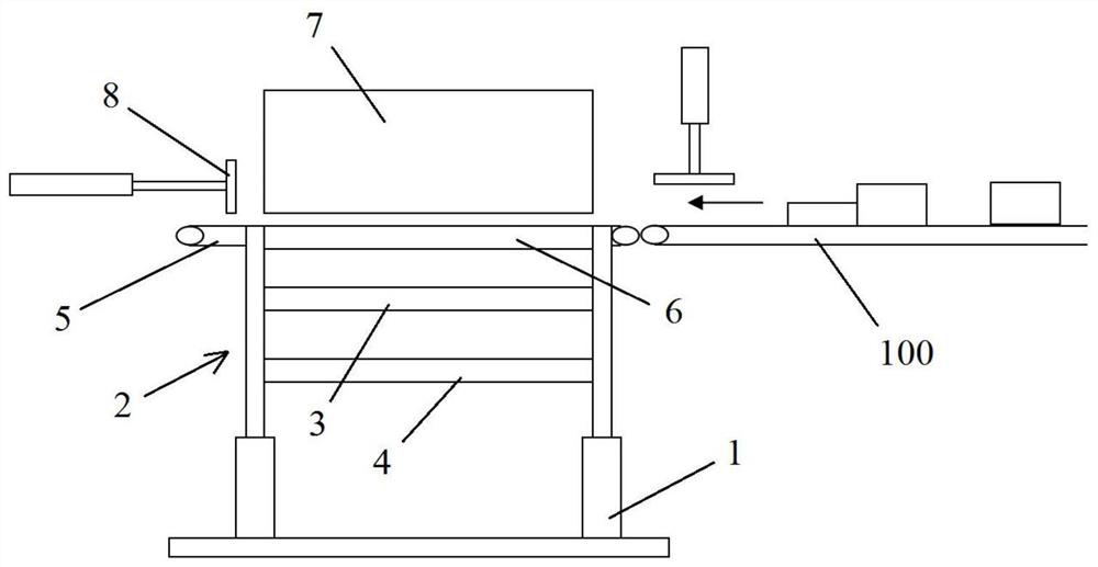 Special-shaped cigarette rapid stacker and stacking method thereof