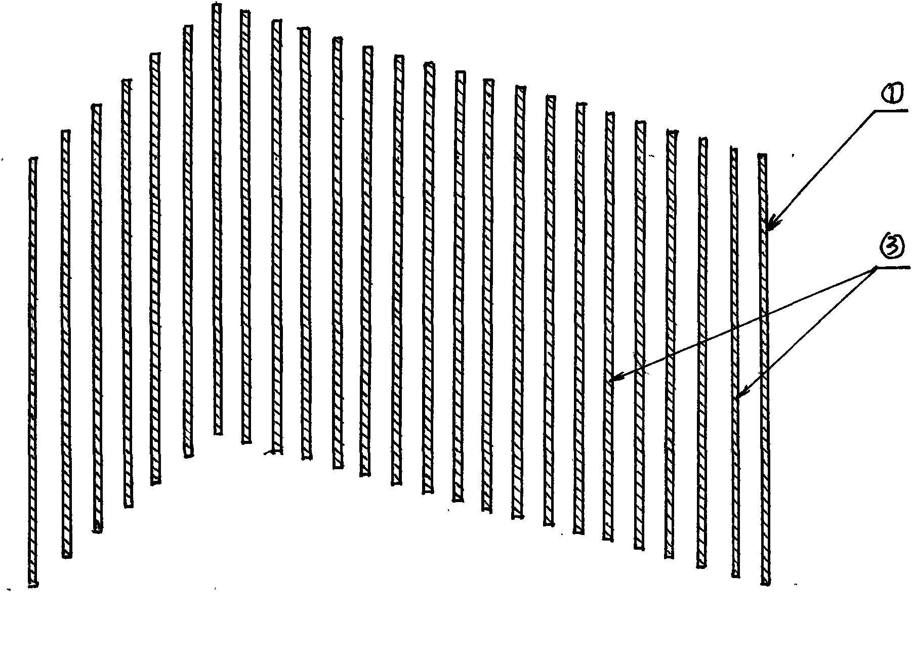 Reciprocating type heat radiation air-preheating energy-saving fire grate