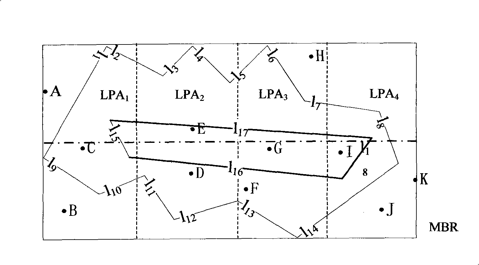 Parallel space topology analyzing method based on discrete grid