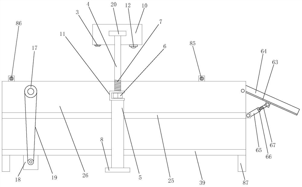 Workpiece transfer device for intelligent production line