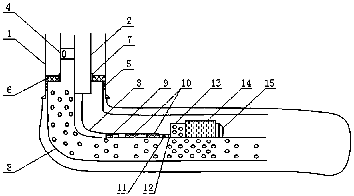 A horizontal open-hole well stimulation and completion string and its combined operation method