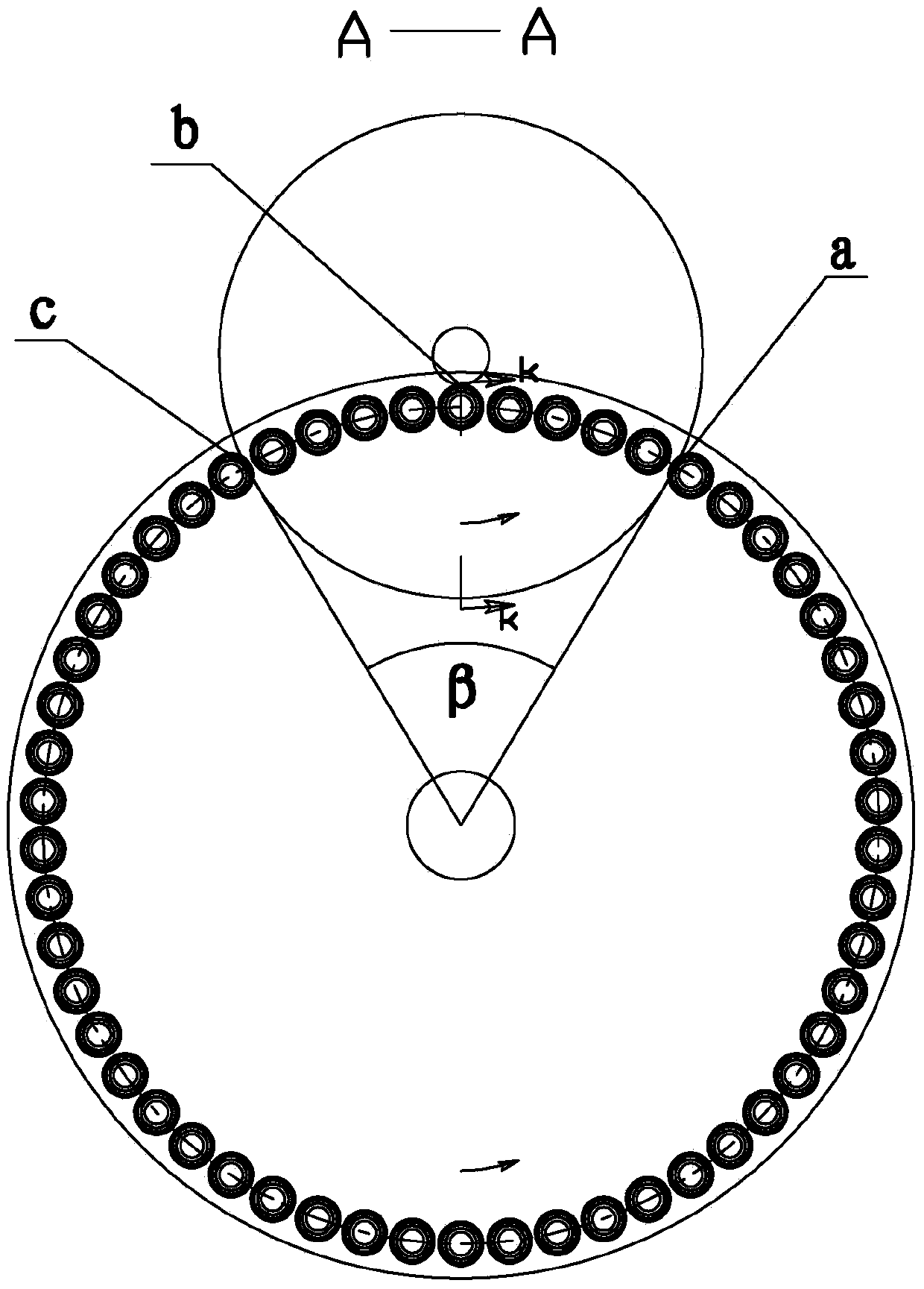 Spring grinding mechanism