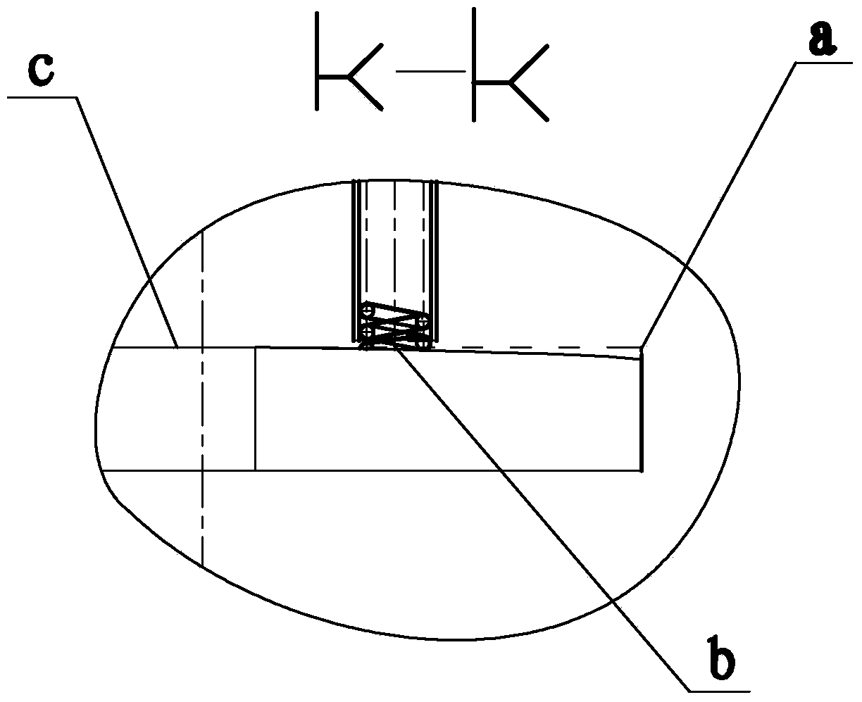 Spring grinding mechanism