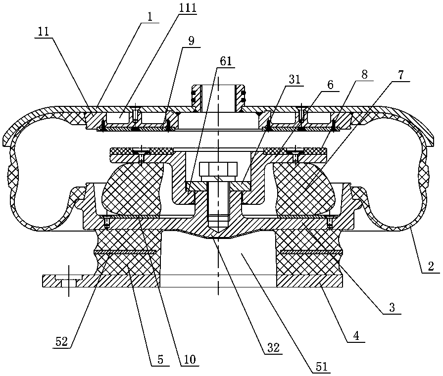 Pre-compaction type air spring system