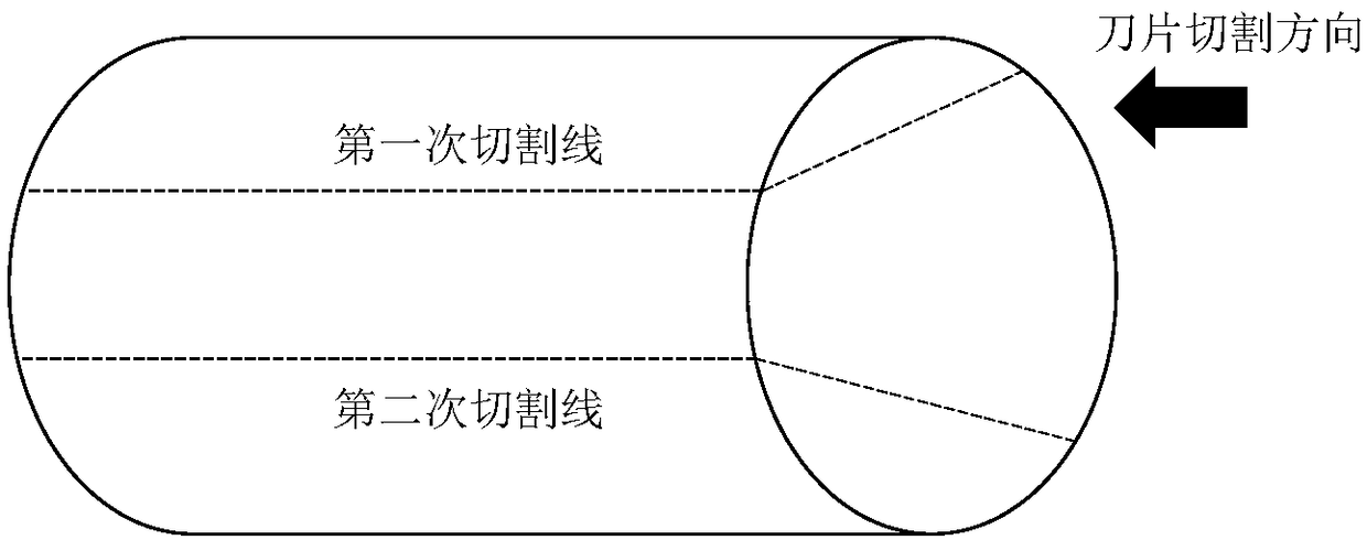 Slicing improvement method based on cross-linked cable slicer