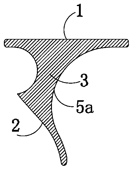 Support ring for internal support of tire