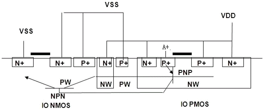 Complementary Metal-Oxide-Semiconductor Anti-Latch-Up Structure