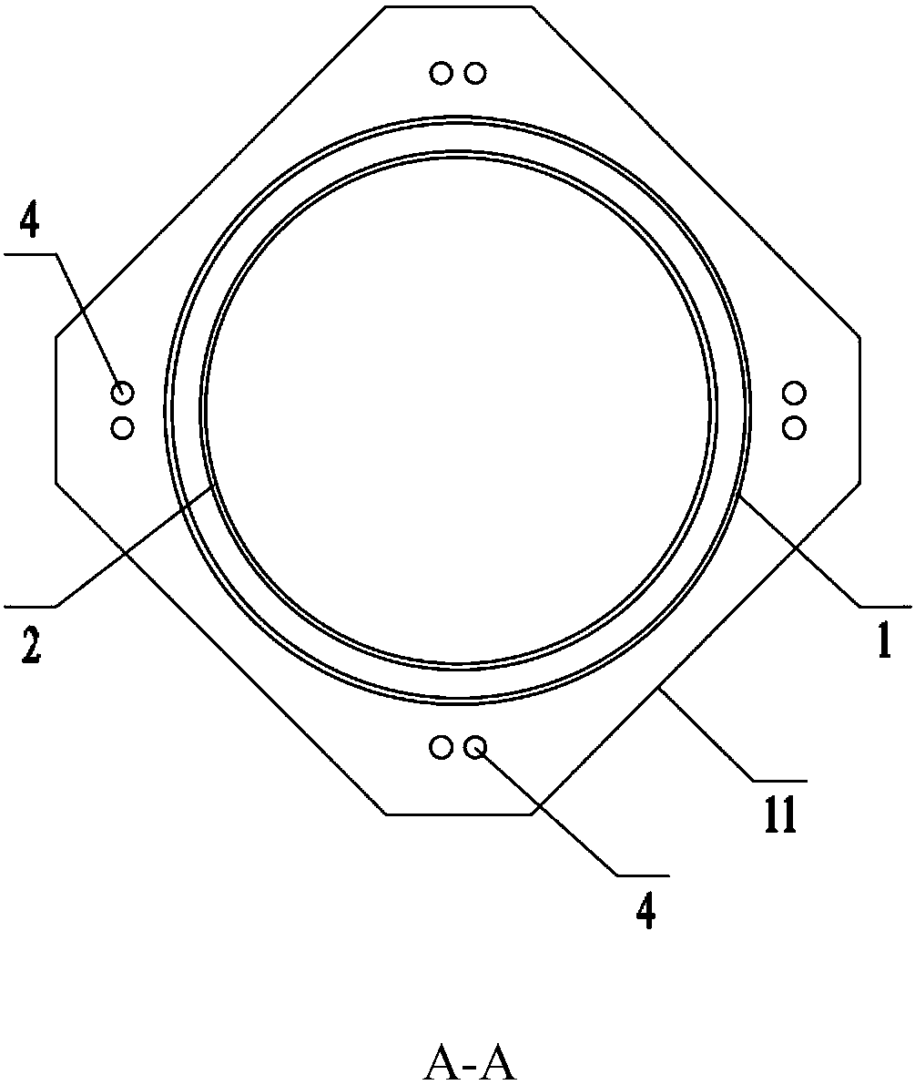 Construction method of self-leveling installation of drilling platform