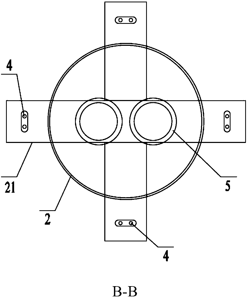 Construction method of self-leveling installation of drilling platform