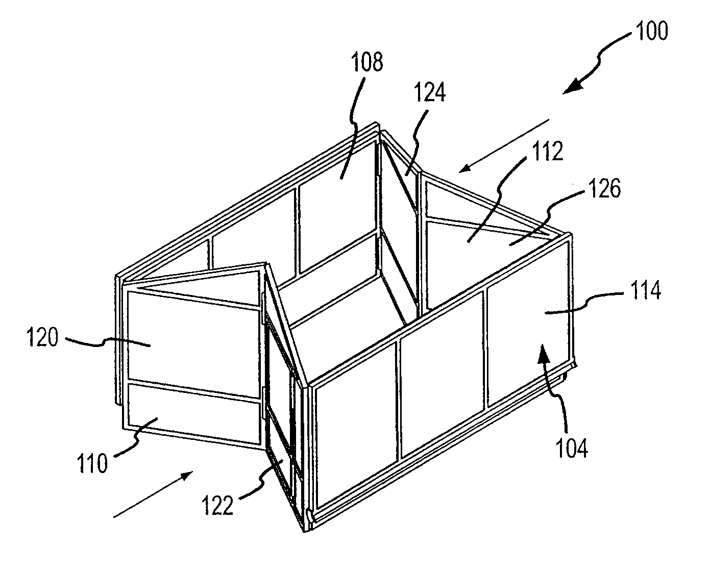 Folding shed