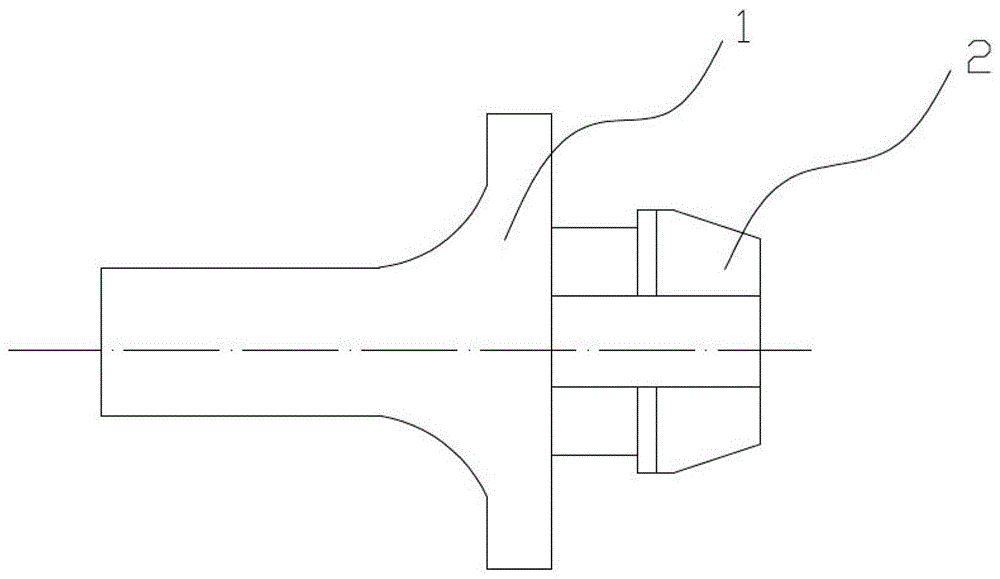 A fixed chuck for an automobile accelerator cable