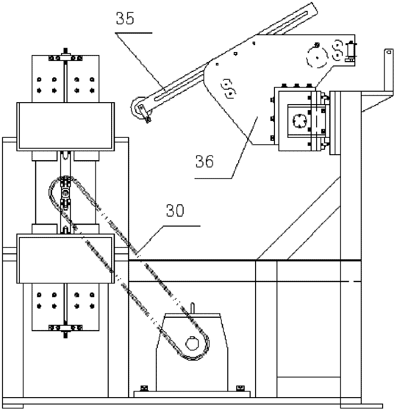 Coil winding machine for large power three-phase stator coils