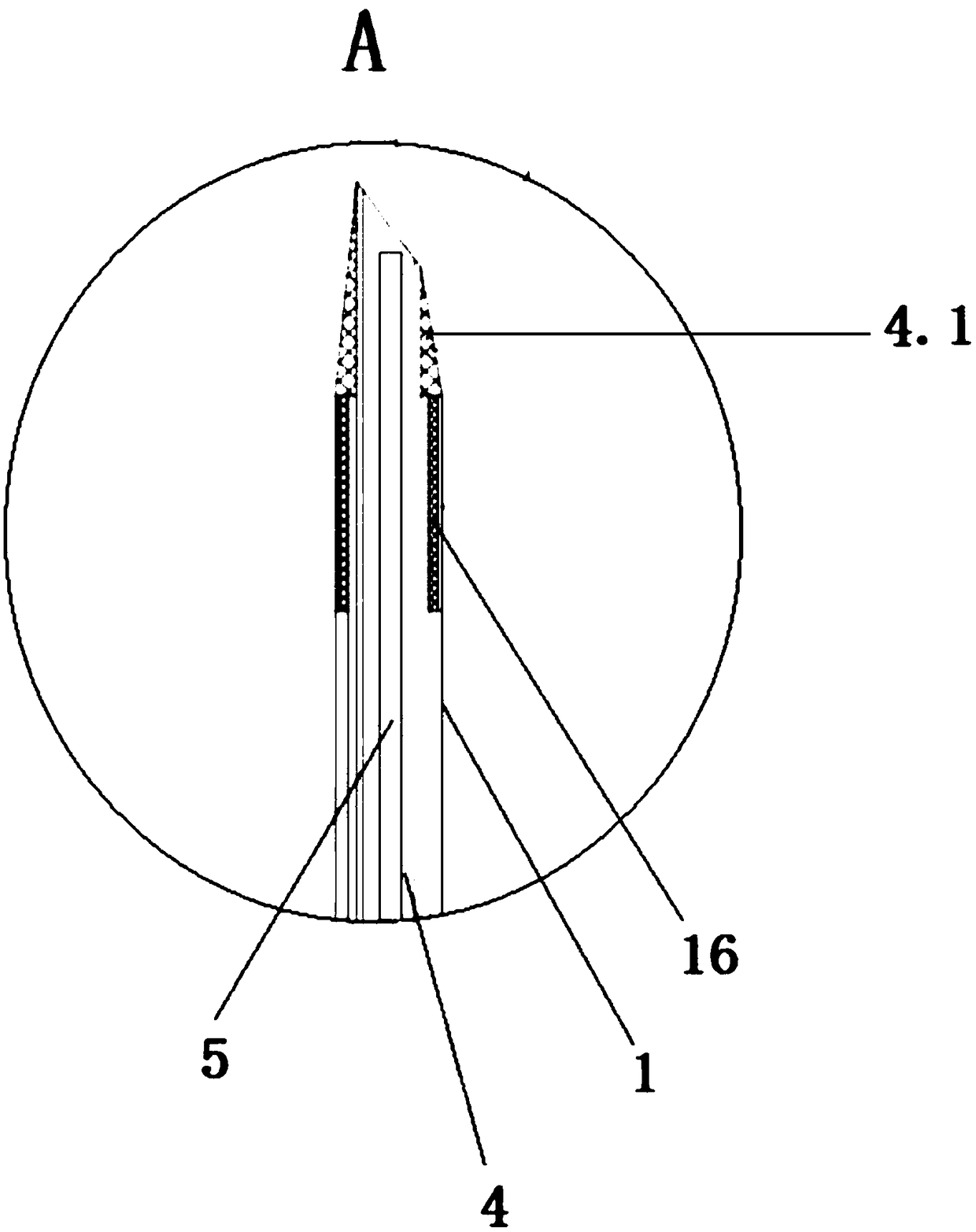 Visible puncture balloon device