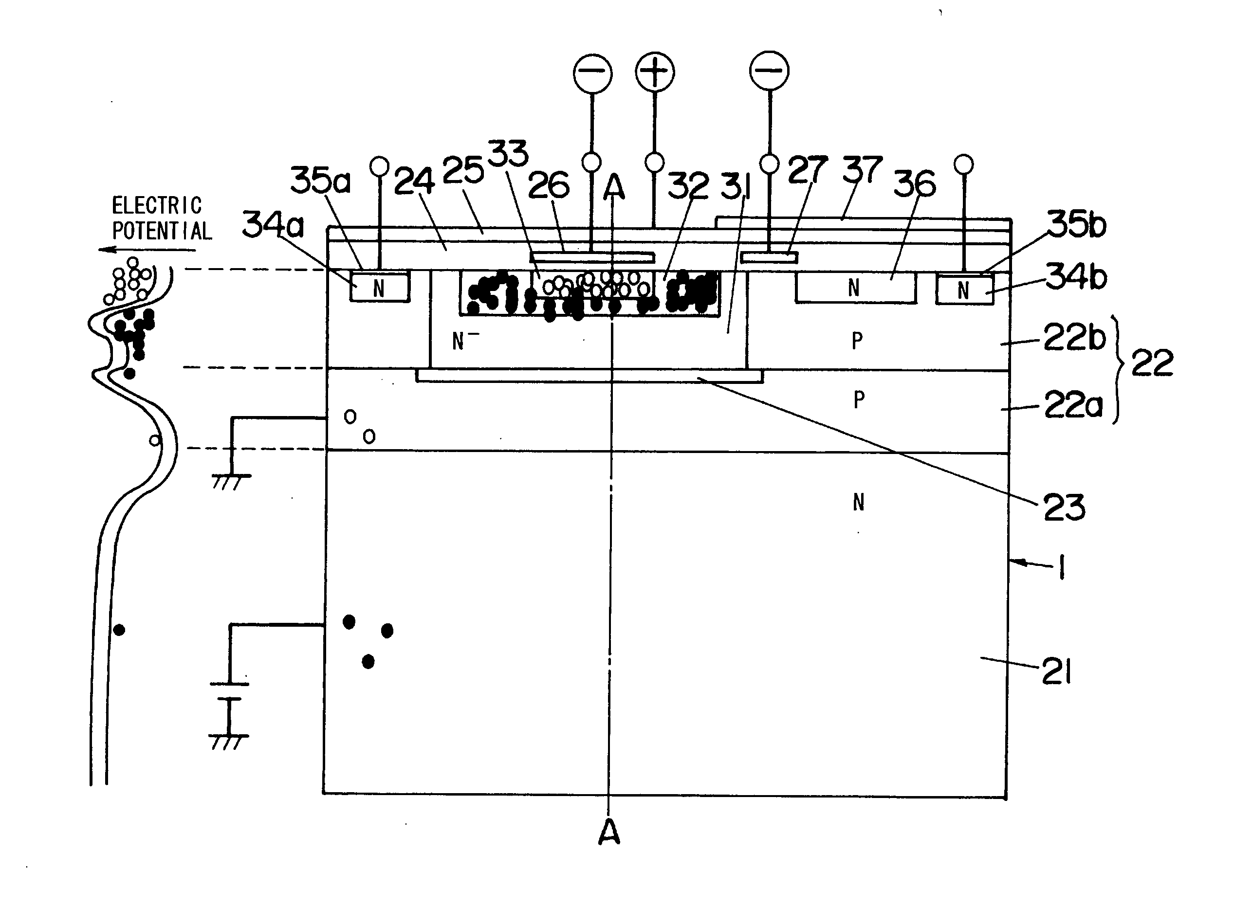 Light detecting element and control method of light detecting element