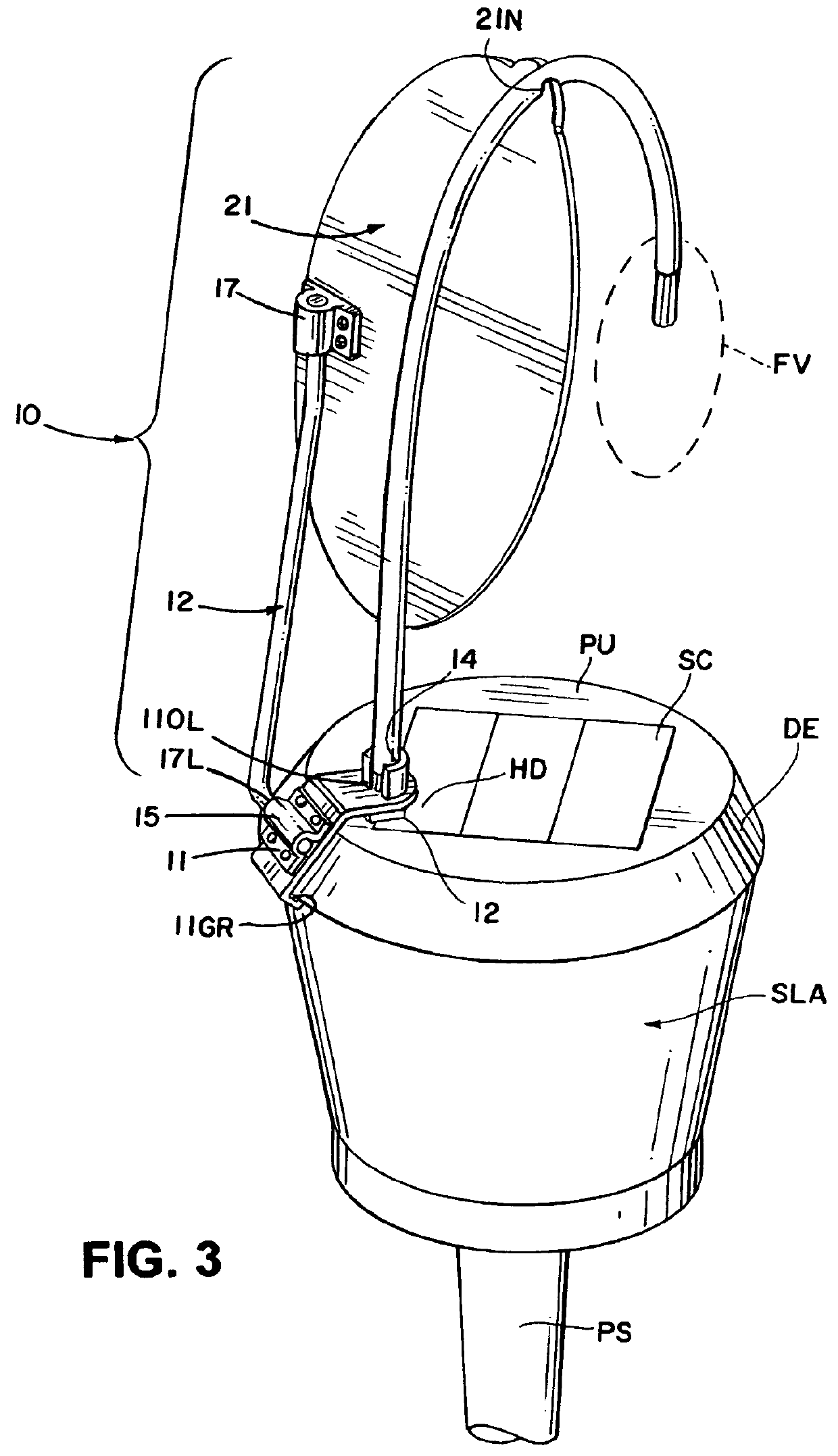 Method and apparatus for adhesively attaching a light collecting reflector to enable a solar light comprising a bendable strap and a light conveying means