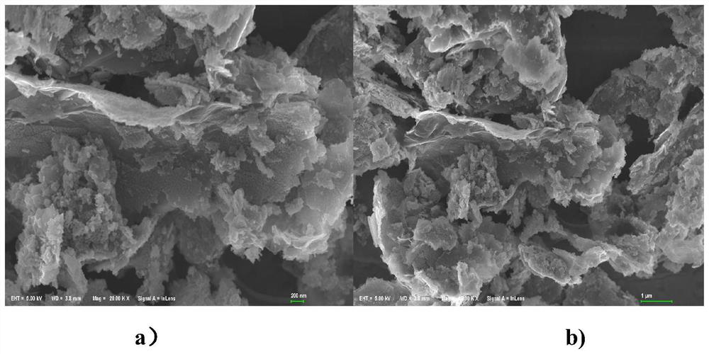 A kind of nitrogen-doped graphene/cobaltous oxide composite material and preparation method thereof