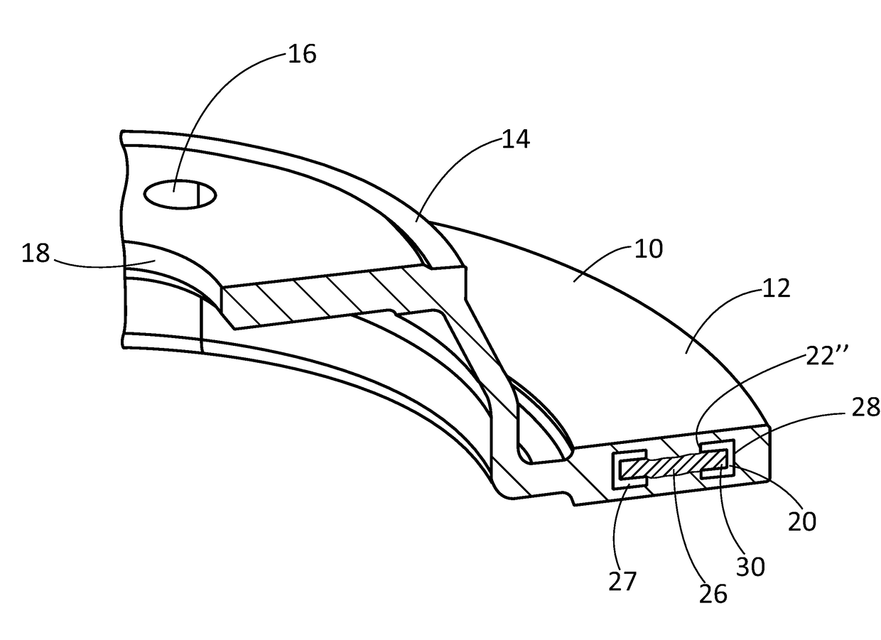 Coulomb friction damped components and method for manufacturing same