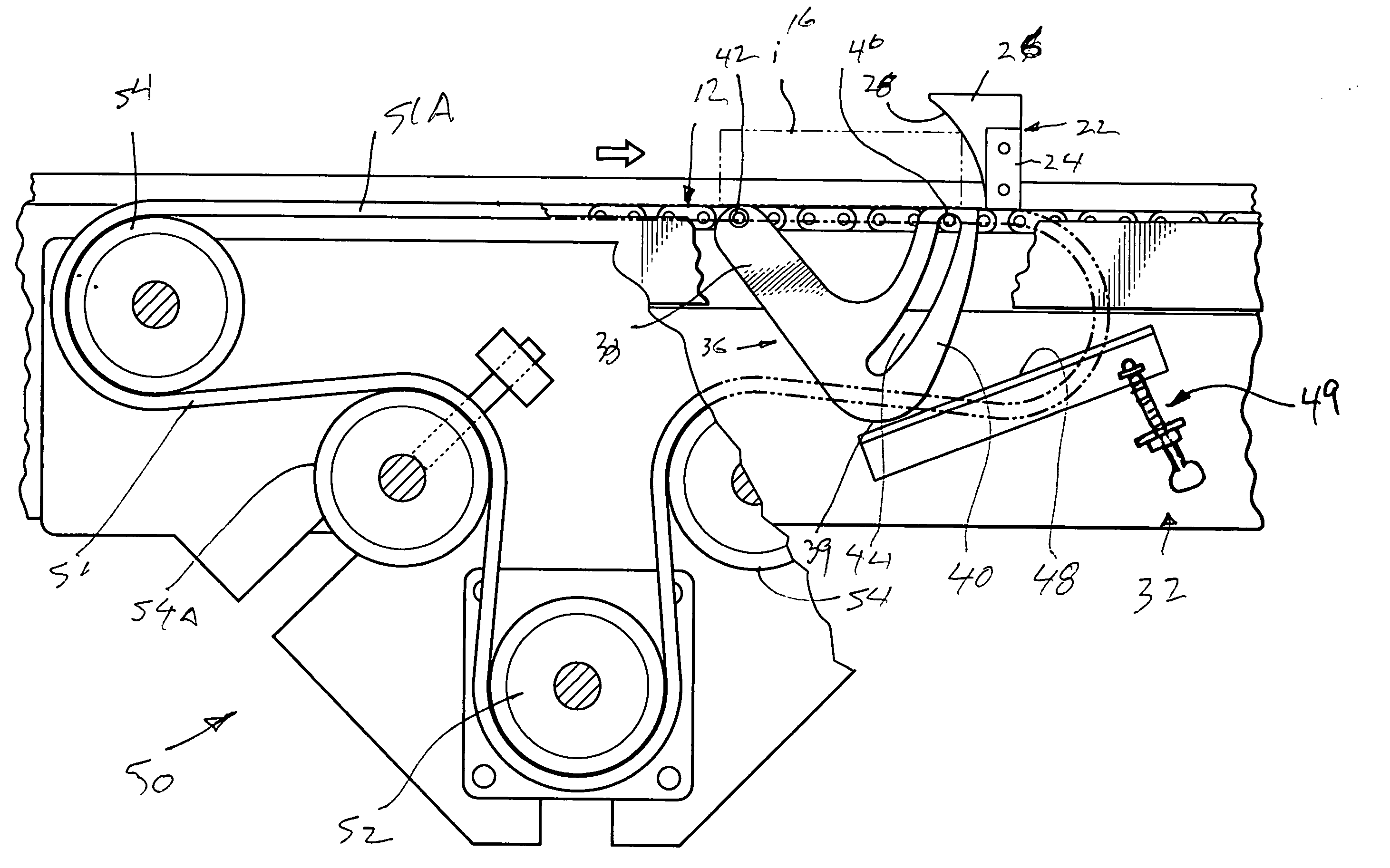 High speed turnover apparatus and method