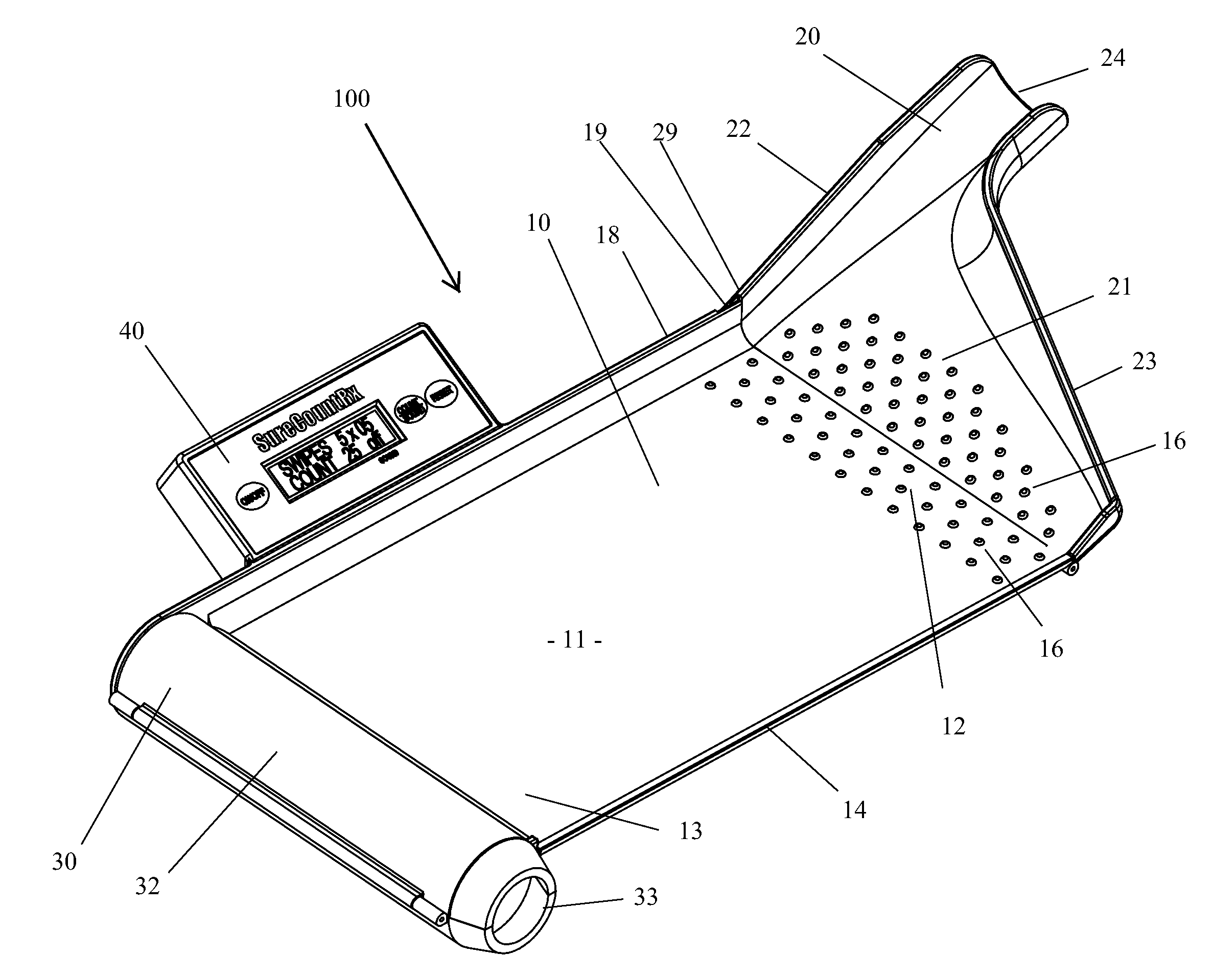 Pill Counting Tray with Digital Counter