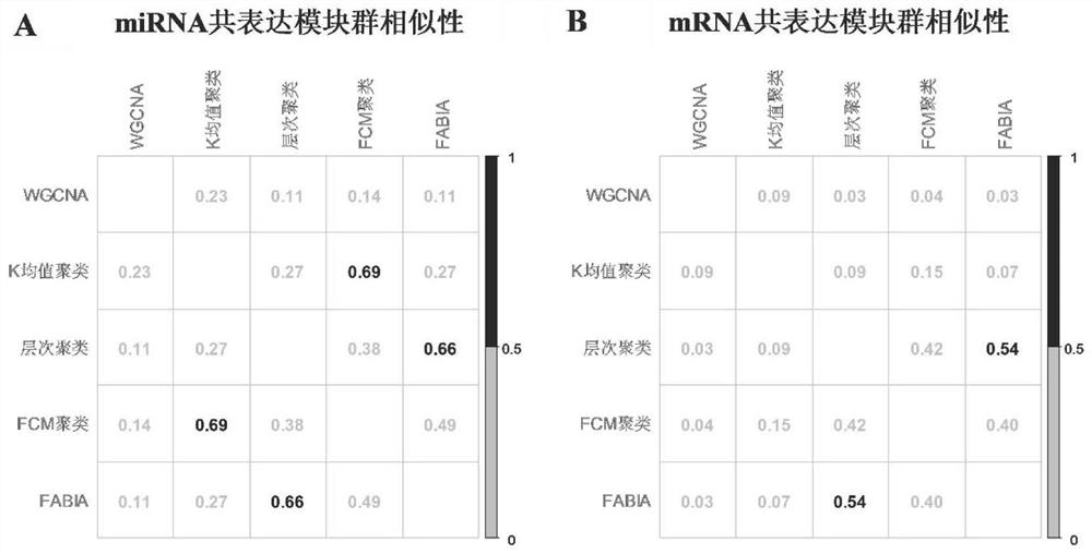 Similarity measurement method and device of gene module group, electronic equipment and storage medium