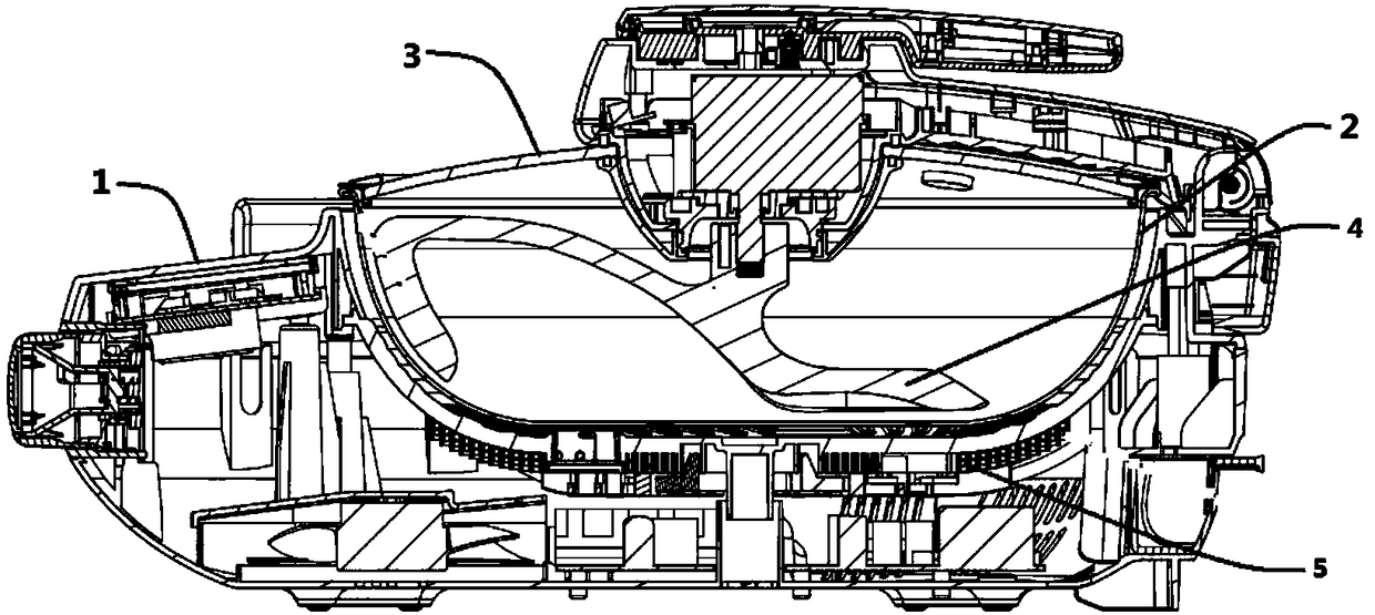 Cooking process of cooking machine