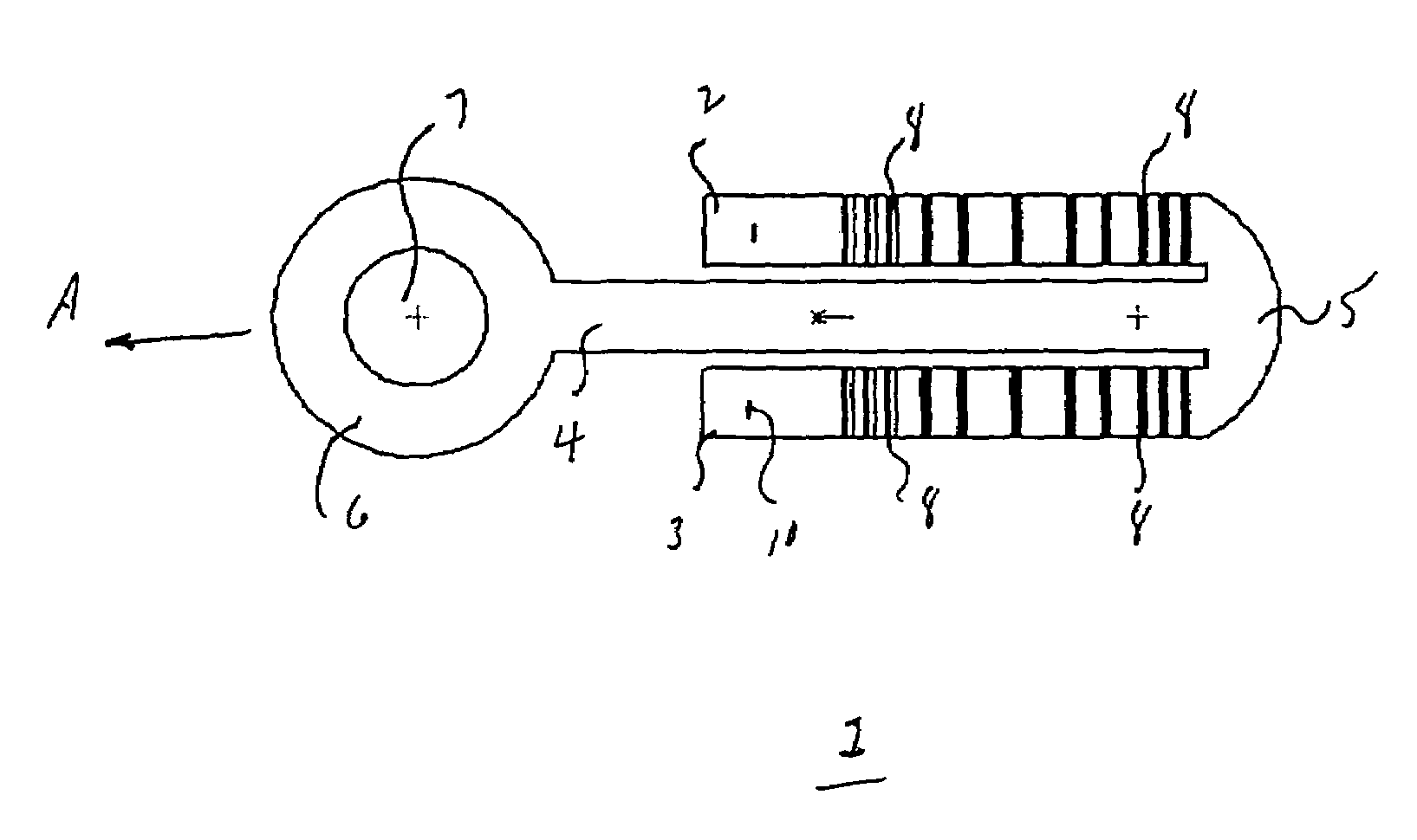 One-piece expanding plastic shim