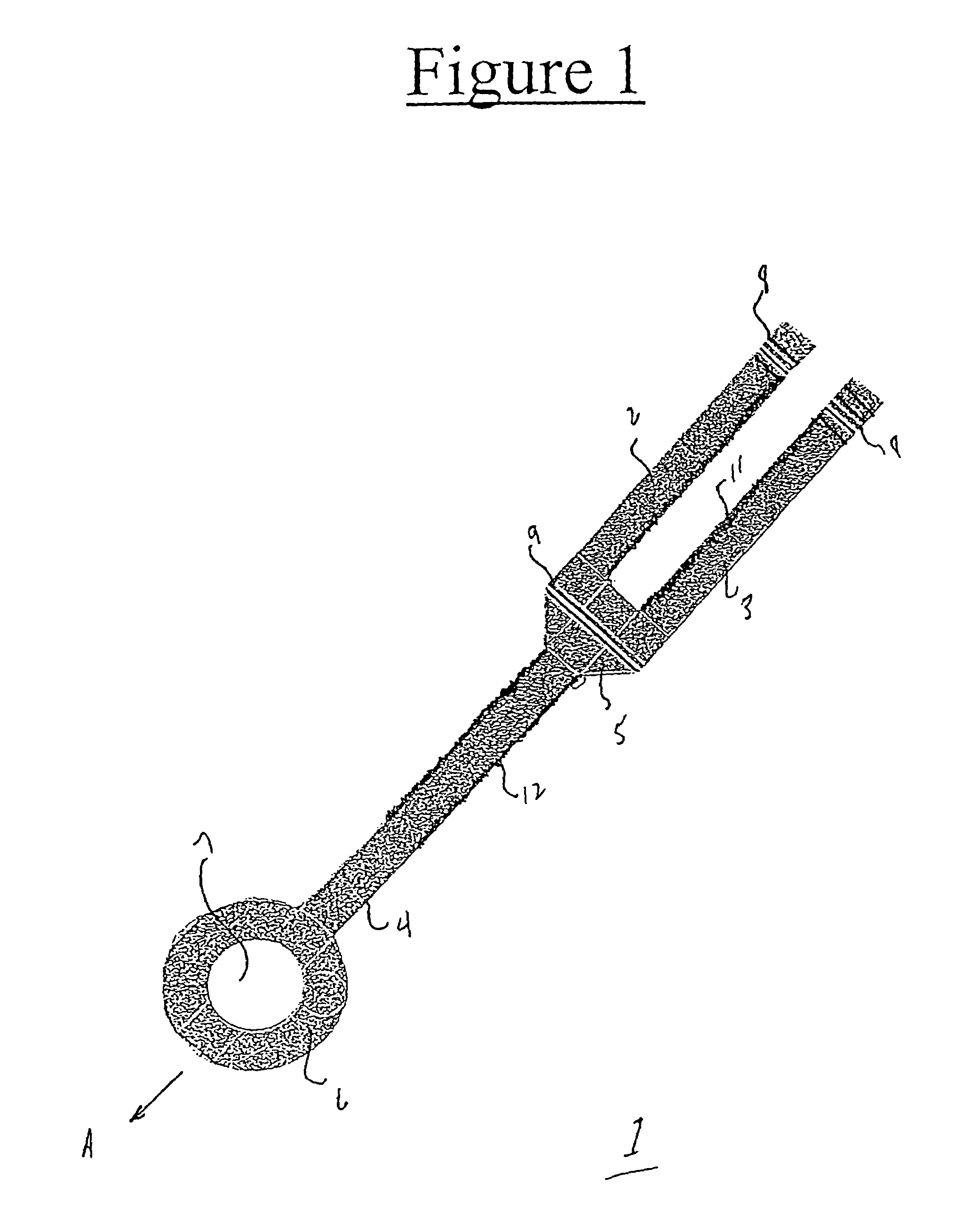 One-piece expanding plastic shim