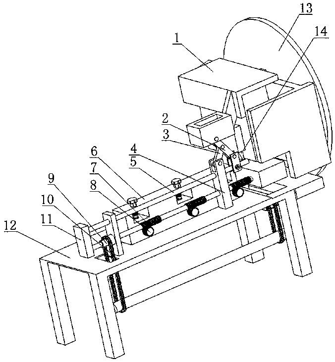 High-speed punching machine for punching spring pads