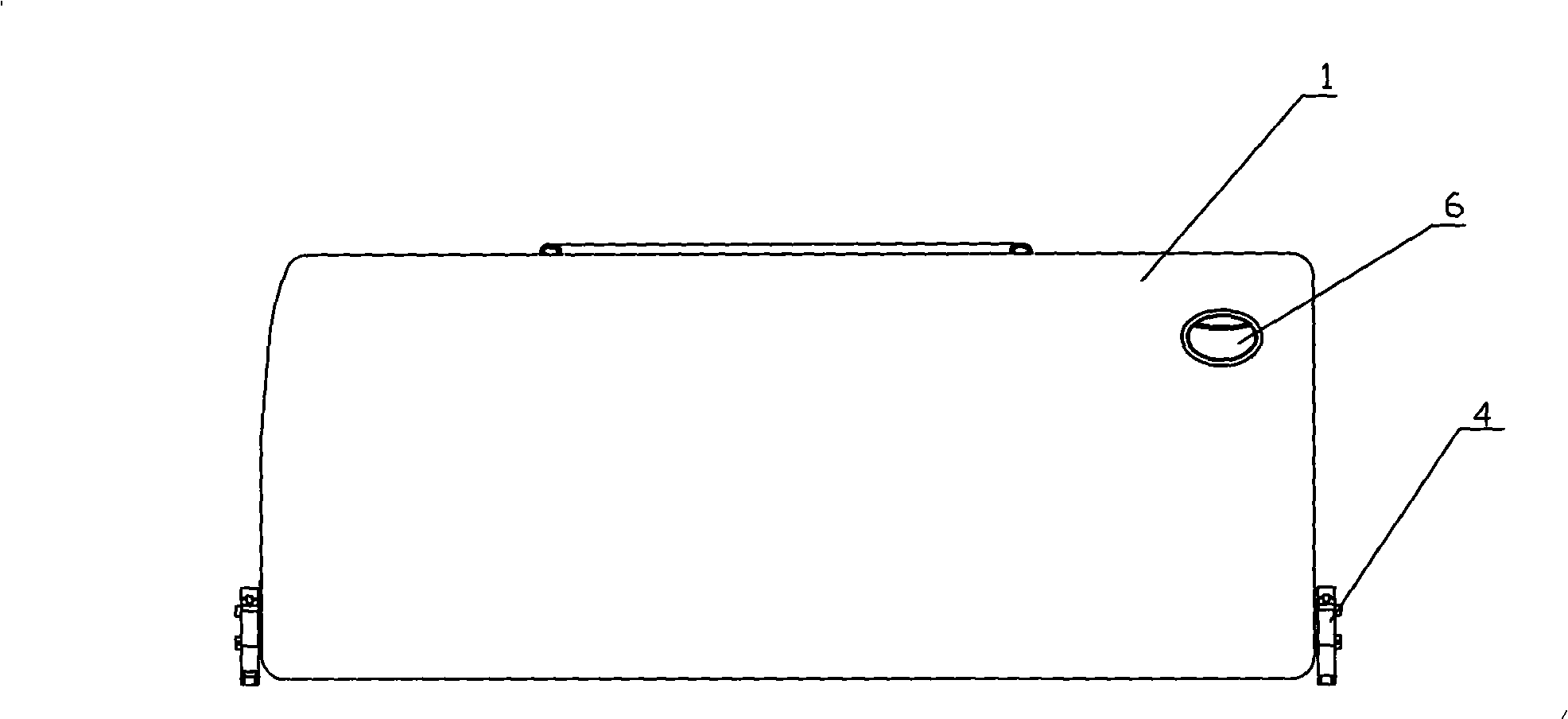 Magnesium alloy sleeping-berth of trolley coach