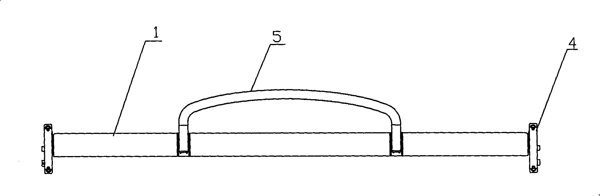 Magnesium alloy sleeping-berth of trolley coach