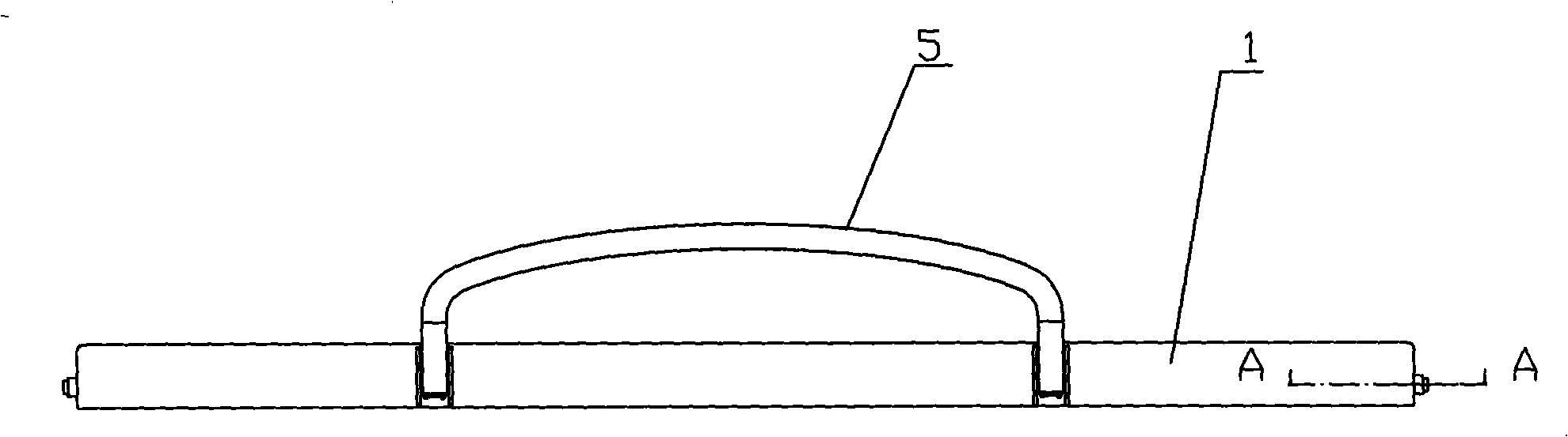 Magnesium alloy sleeping-berth of trolley coach